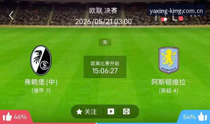 欧联杯决战深度解析：维拉3-0大胜弗赖堡，30年冠军荒终结的实战启示